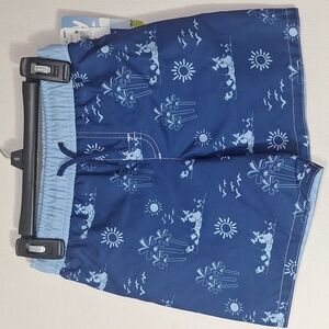 Kids Bluey Cartoon Swim Trunks Shorts Summer